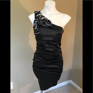 Dress Barn One Shoulder Cocktail Dress
